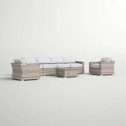 Stylish Sofa Seating Group With Cushions Perfect For Outdoor Gatherings LSI Patio Furniture