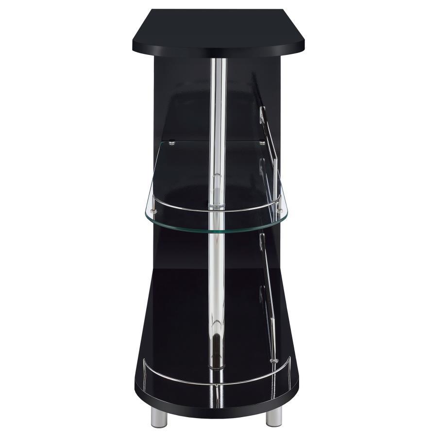 Adolfo - Rectangular 2-Tier Home Bar Table CoasterEssence