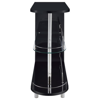 Adolfo - Rectangular 2-Tier Home Bar Table CoasterEssence