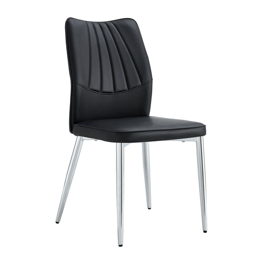 Modern Middle Ages Style Dining Chairs With Cushions And Metal Legs Home Essentials