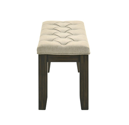 Herbert - Bench - Espresso / Beige Crown Mark