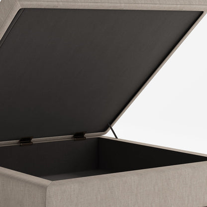 Owen - Multifunctional Square Coffee Table Storage Ottoman Simpli-Home