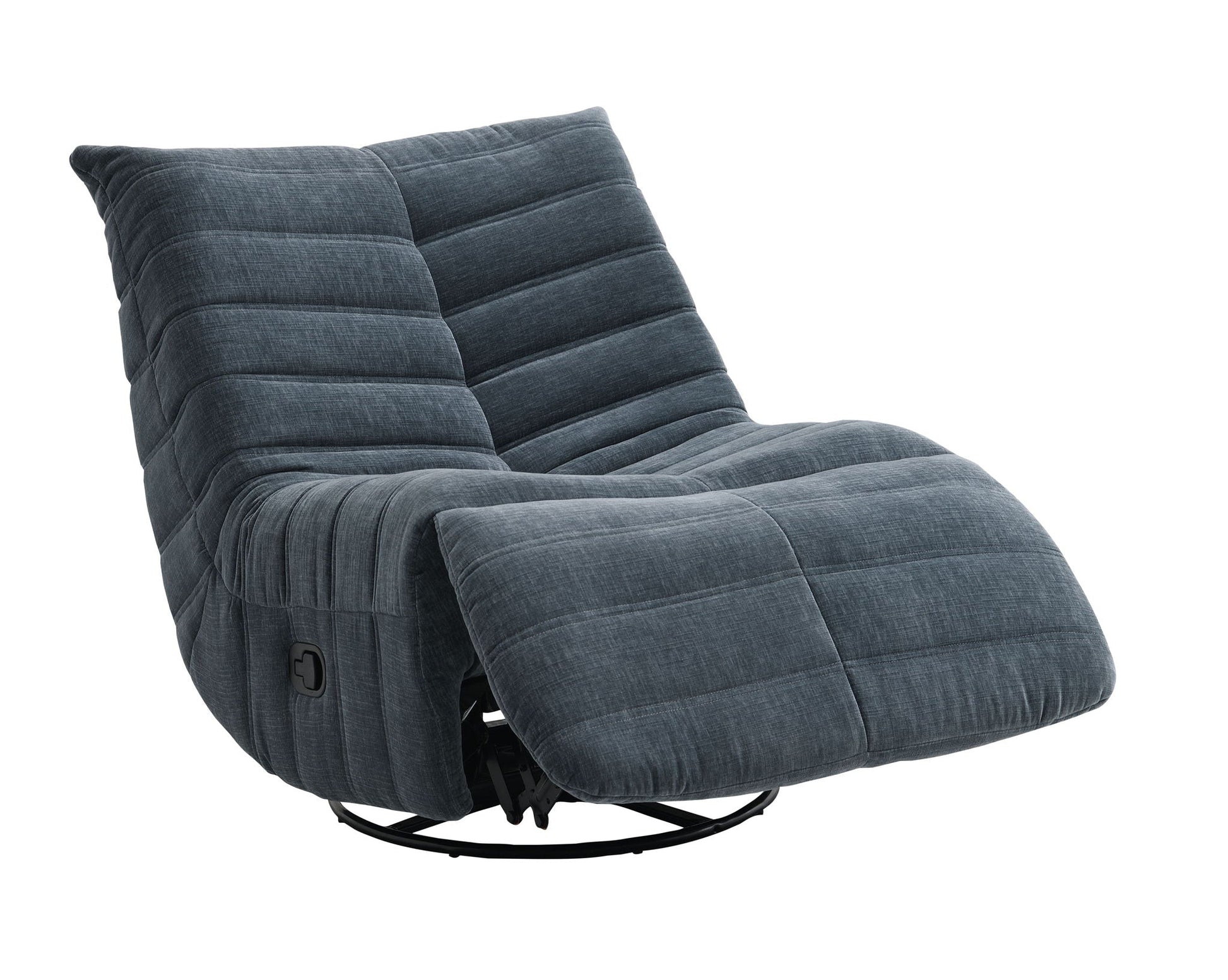 Talmon - Chenille Glider Recliner With Swivel Acme