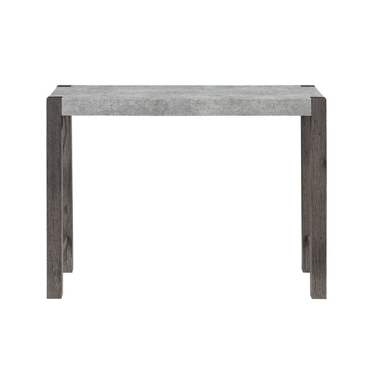 Regina - Console Sofa Table And Double Pedestal Base - Gray Global Furniture USA