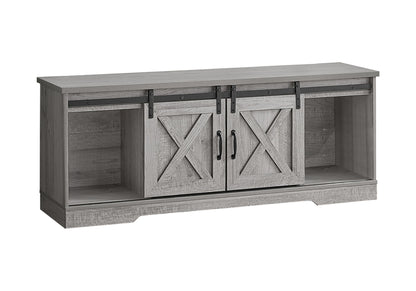 TV Stand, Console Media Entertainment Center, Storage Cabinet, Transitional 8th Street