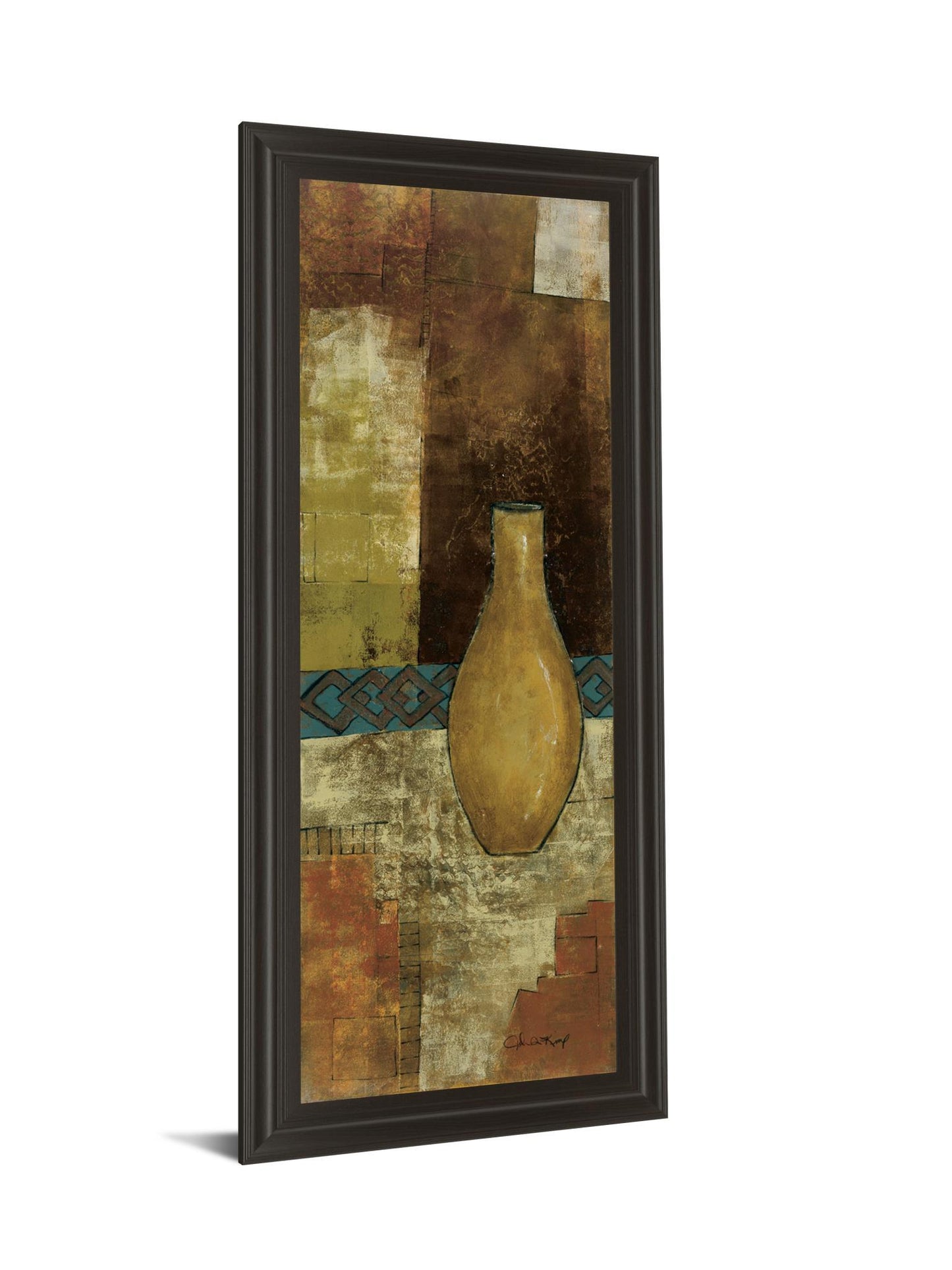 Autumn Solitude Il By John Kime - Framed Print Wall Art - Dark Brown