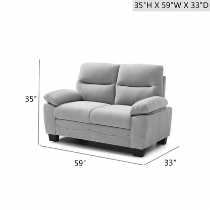 Summerton - Loveseat With Pillow Top Arms And Removable Back Glory Furniture