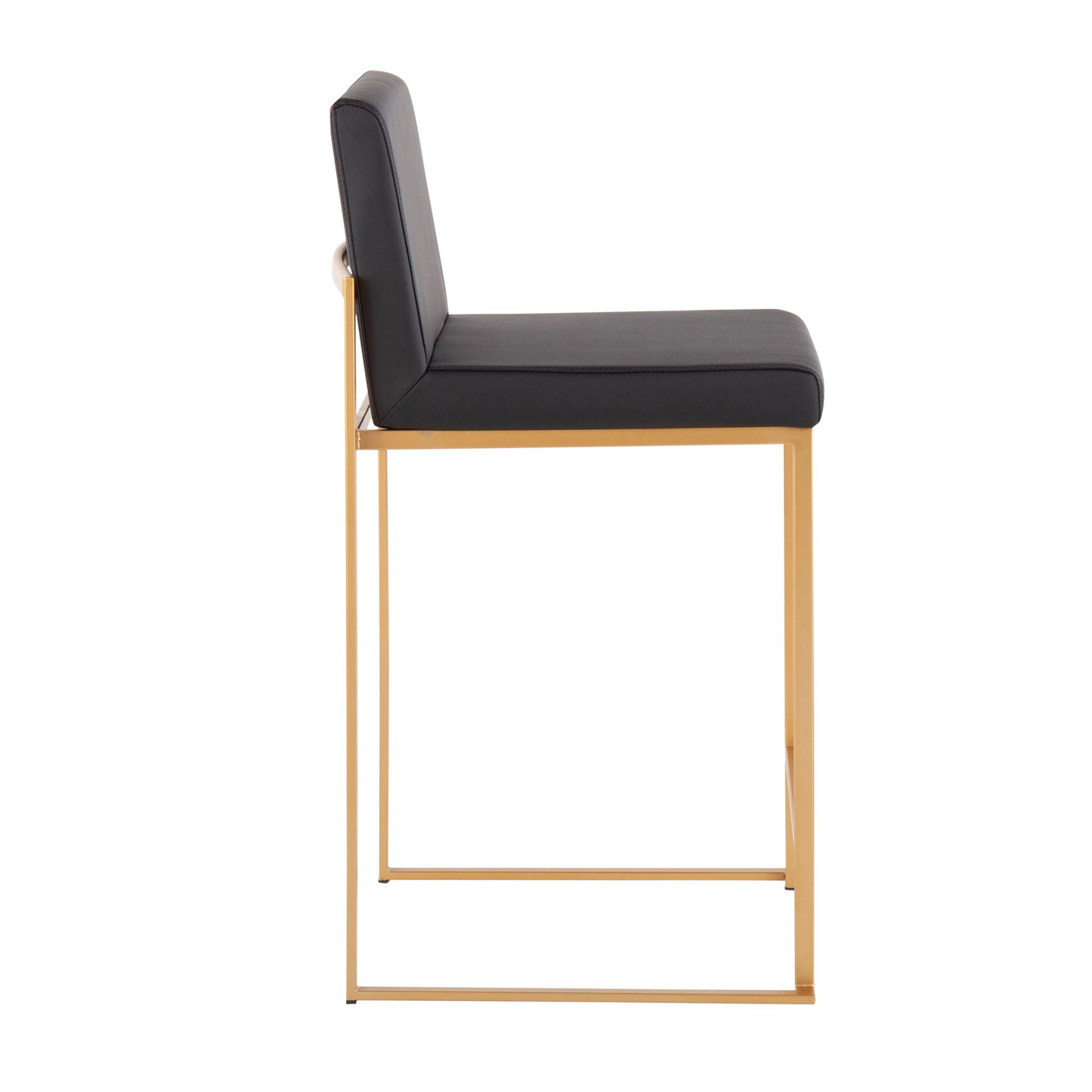 Fuji - Contemporary High Back Stylish Counter Stool Lumi Source