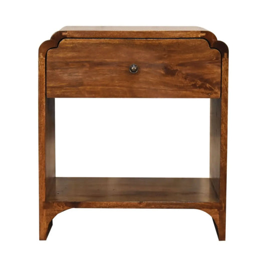 Newton - Nightstand With A Drawer And Open Shelf Artisan Furniture