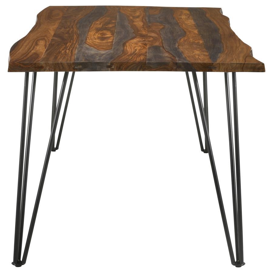 Neve - Live Edge Dining Table - Gray Sheesham CoasterEssence