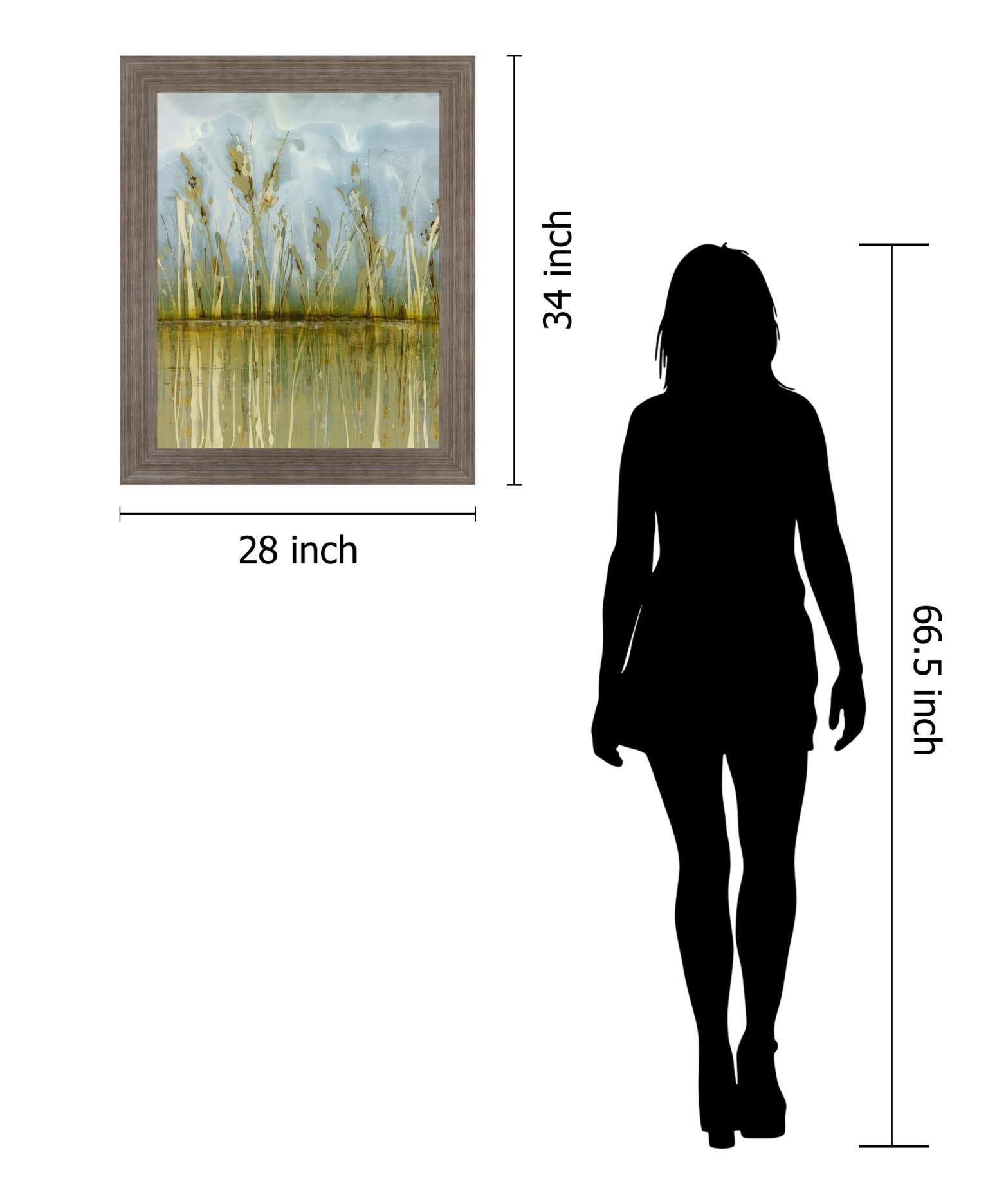 Whispering Marsh - 28" x 34" Framed Wall Art Classy Art