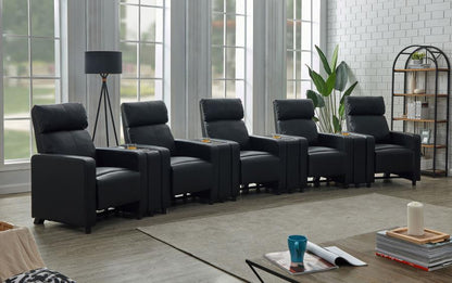 Toohey - Upholstered Tufted Recliner Living Room Set CoasterEveryday