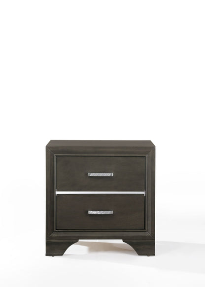 Carine II - Nightstand - Gray Acme