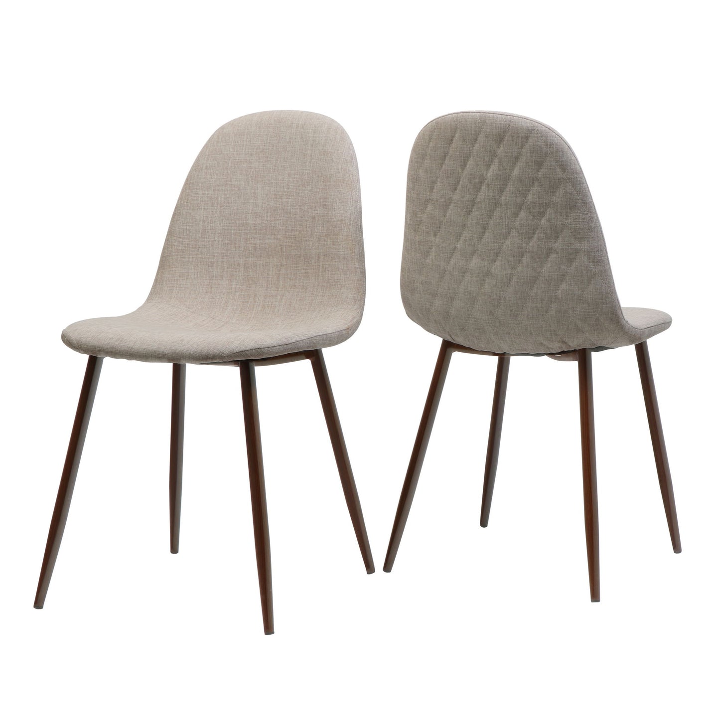 Elegant Dining Chair Set With Fabric Noble House