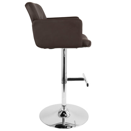 Stout - Contemporary Adjustable Barstool With Swivel Lumi Source