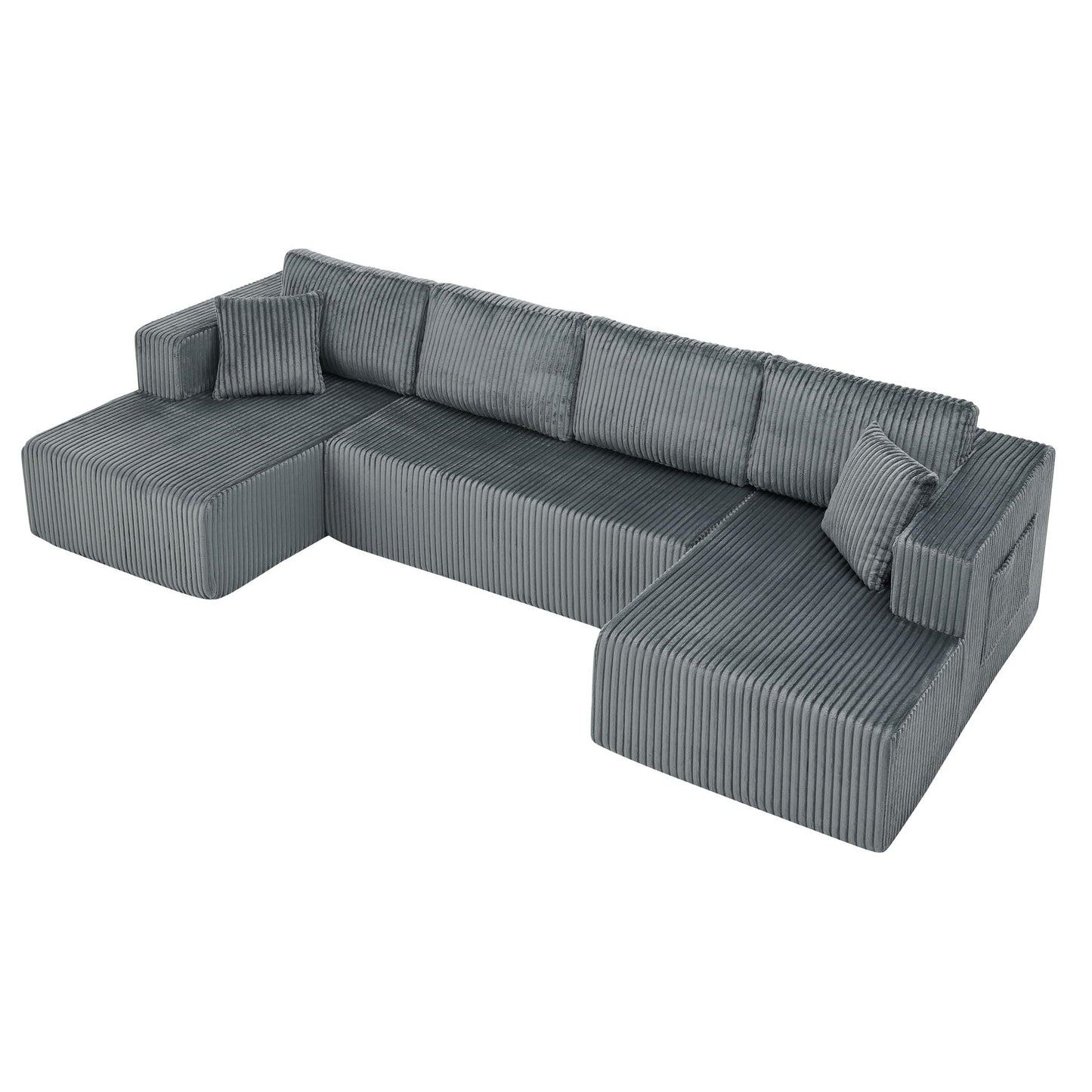 U - Shaped Modular Sectional Sofa For Living Room Home Essentials