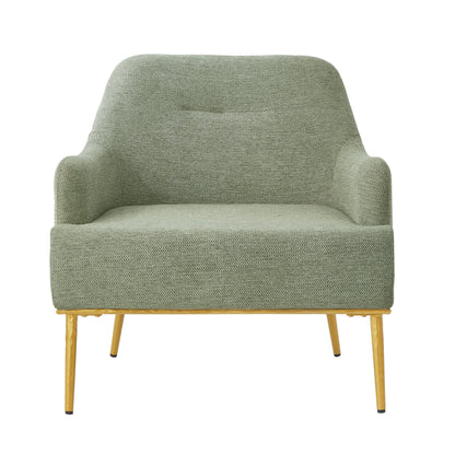 Modern Elegance Accent Chair With Curved Backrest Noble House