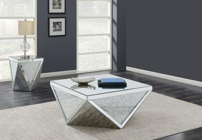 Amore - Mirrored Coffee Table Set Coaster Fine Furniture