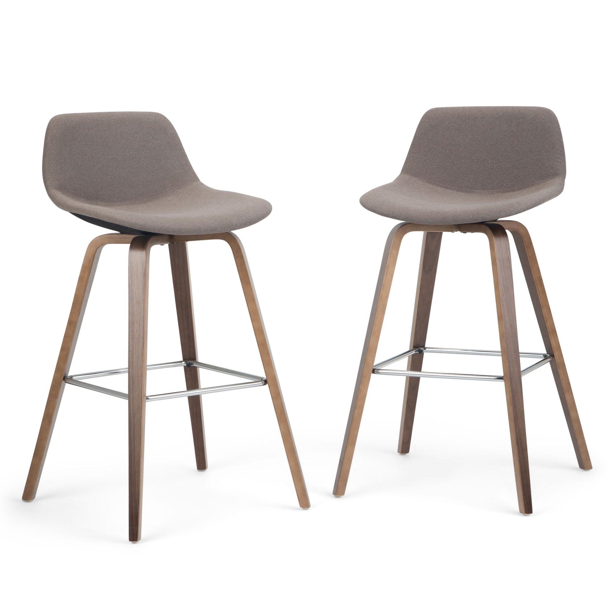 Randolph - Bentwood Multifunctional Counter / Bar Height Stool (Set of 2) Simpli-Home