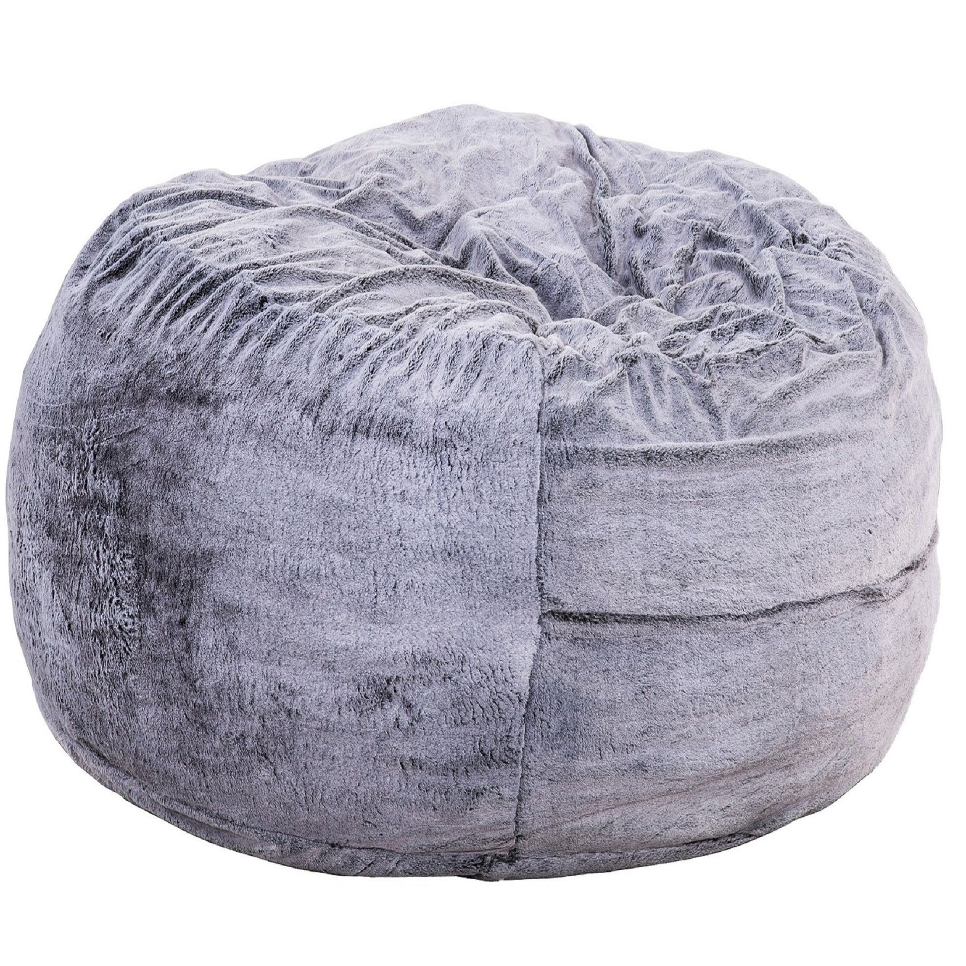 Classic 5Ft Memory Foam Bean Bag Chair, Soft Comfort Lounger - Purple Home Essentials