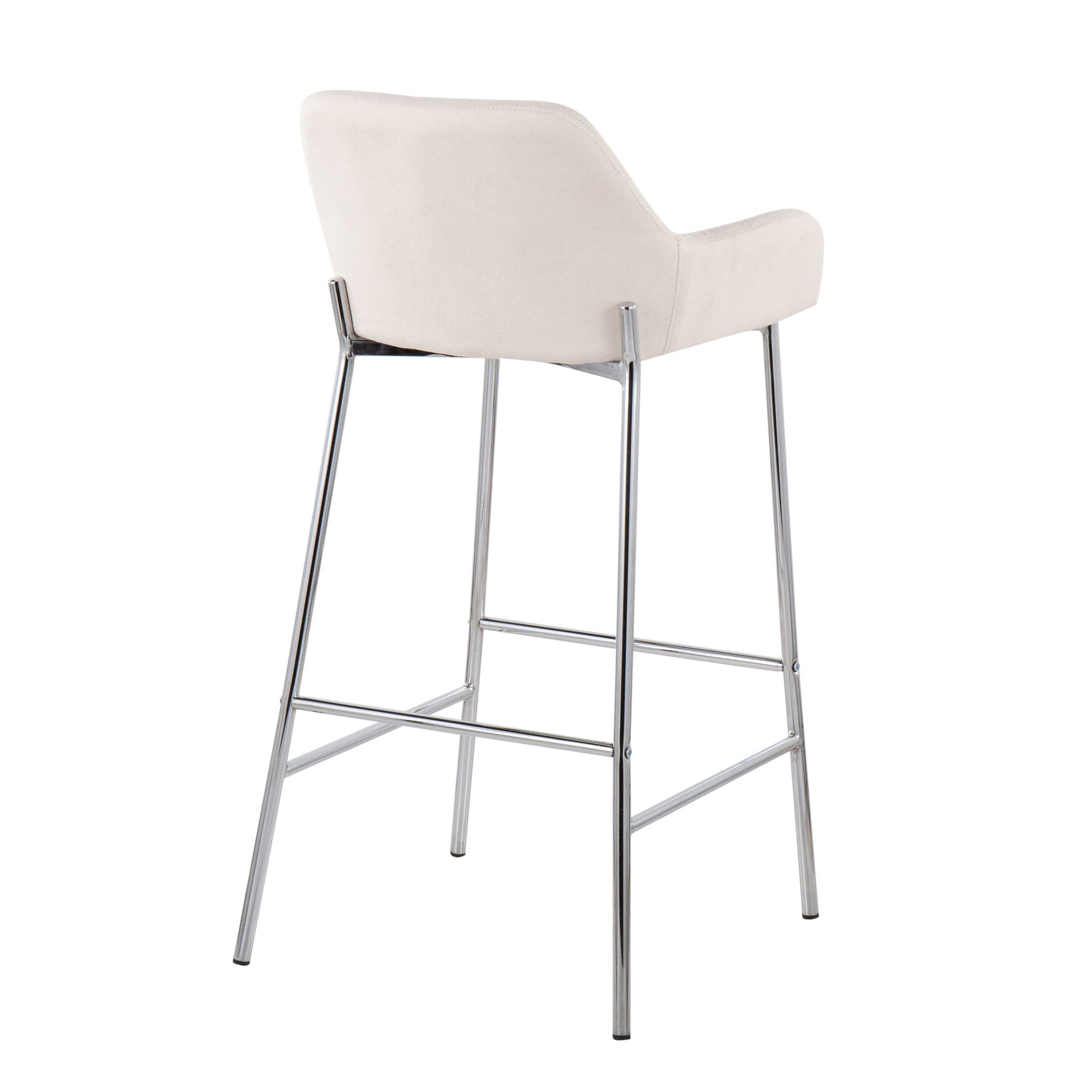 Daniella - Contemporary Fixed Height Bar Stool (Set of 2) Lumi Source