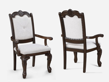Kiera - Dining Room Set - Cherry Brown Crown Mark