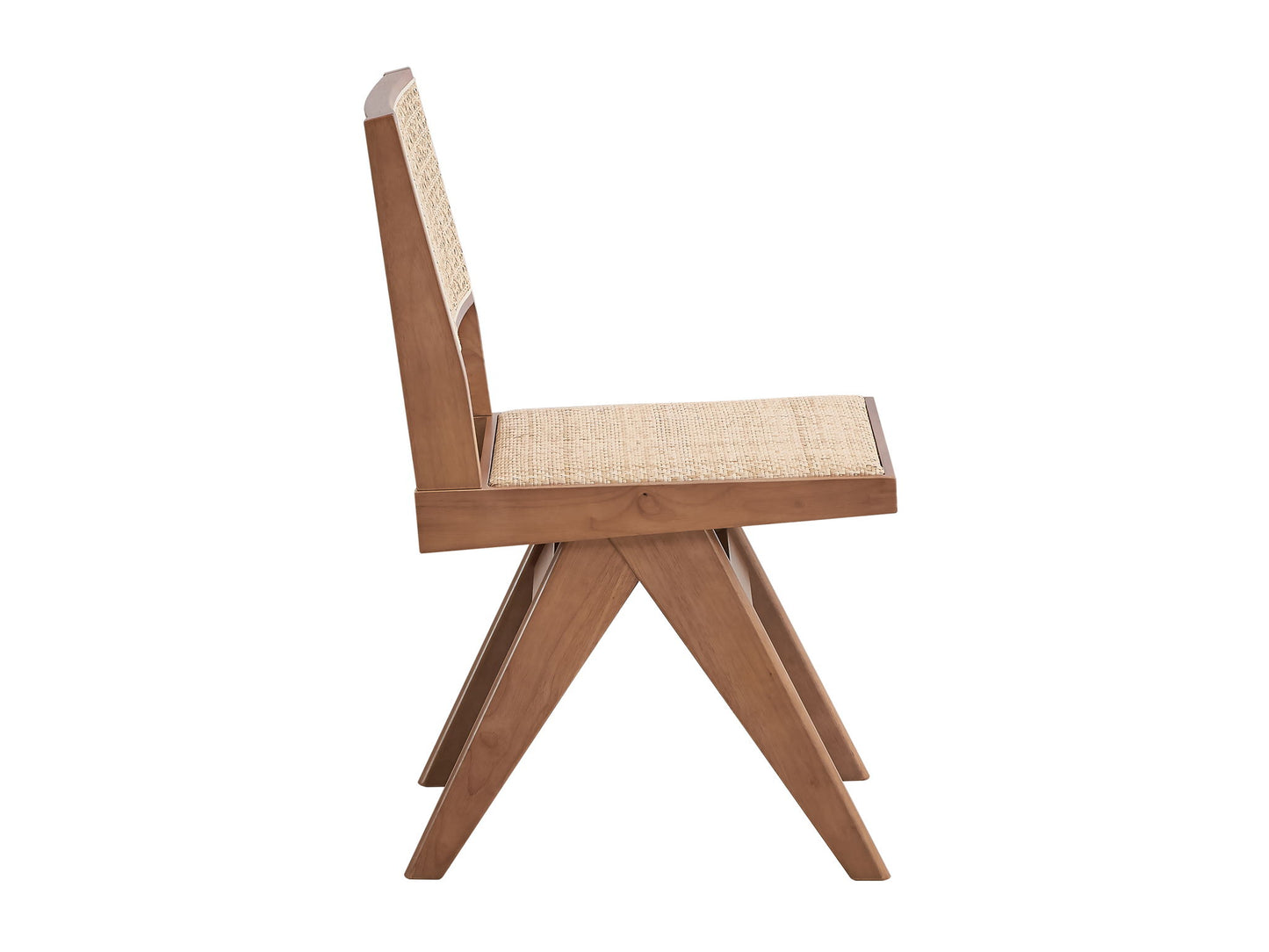 Velentina - Rattan Side Chair (Set of 2) - Natural Acme