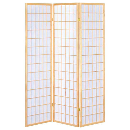 Carrie - 3-Panel Room Divider Folding Shoji Screen CoasterEveryday