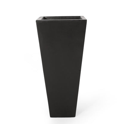 Outdoor Modern Cast Stone Planter Noble House