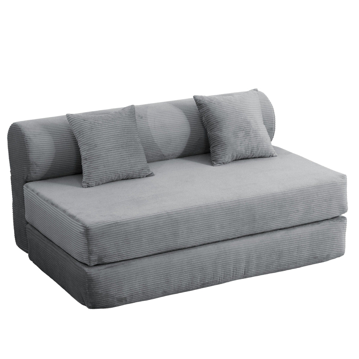 Convertible Sofa Bed, 2 Seater Fold Out Floor Couch Home Essentials