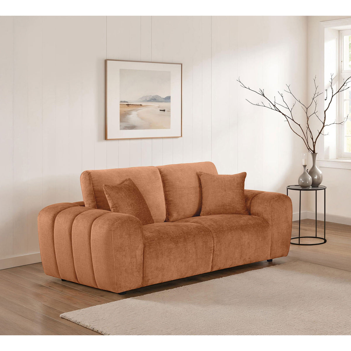 Storie - Wide Arm Loveseat Furniture Max