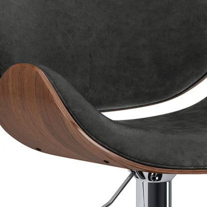 Marana - Multifunctional Handcrafted Bentwood Adjustable Swivel Bar Stool Simpli-Home