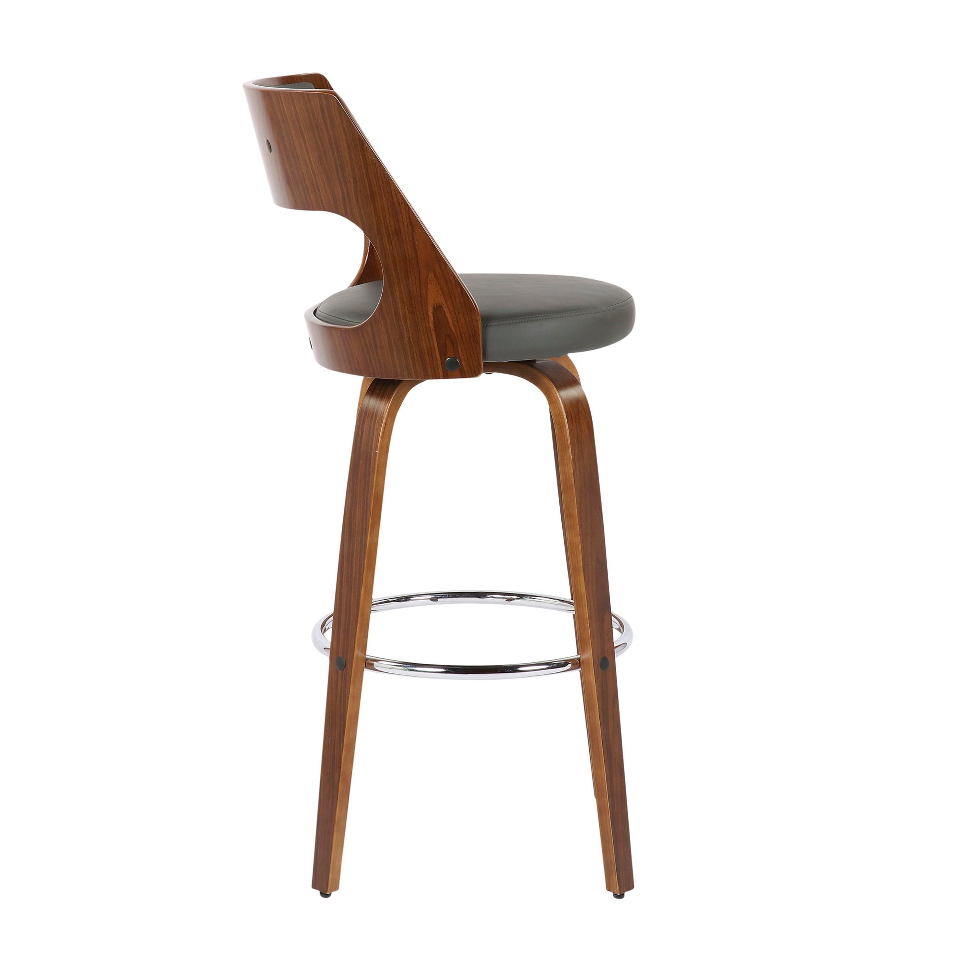 Cecina - Mid-Century Modern Barstool With Swivel (Set of 2) Lumi Source