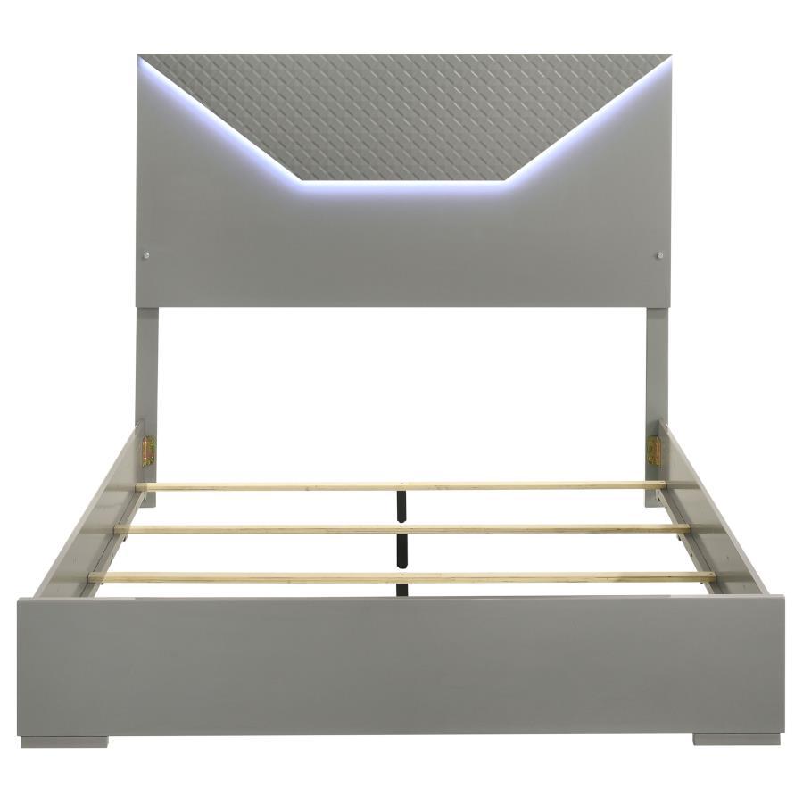 Ives - Panel Bed LED Headboard Coaster Fine Furniture