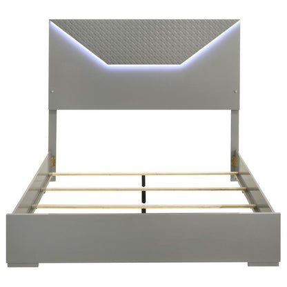 Ives - Panel Bed LED Headboard Coaster Fine Furniture
