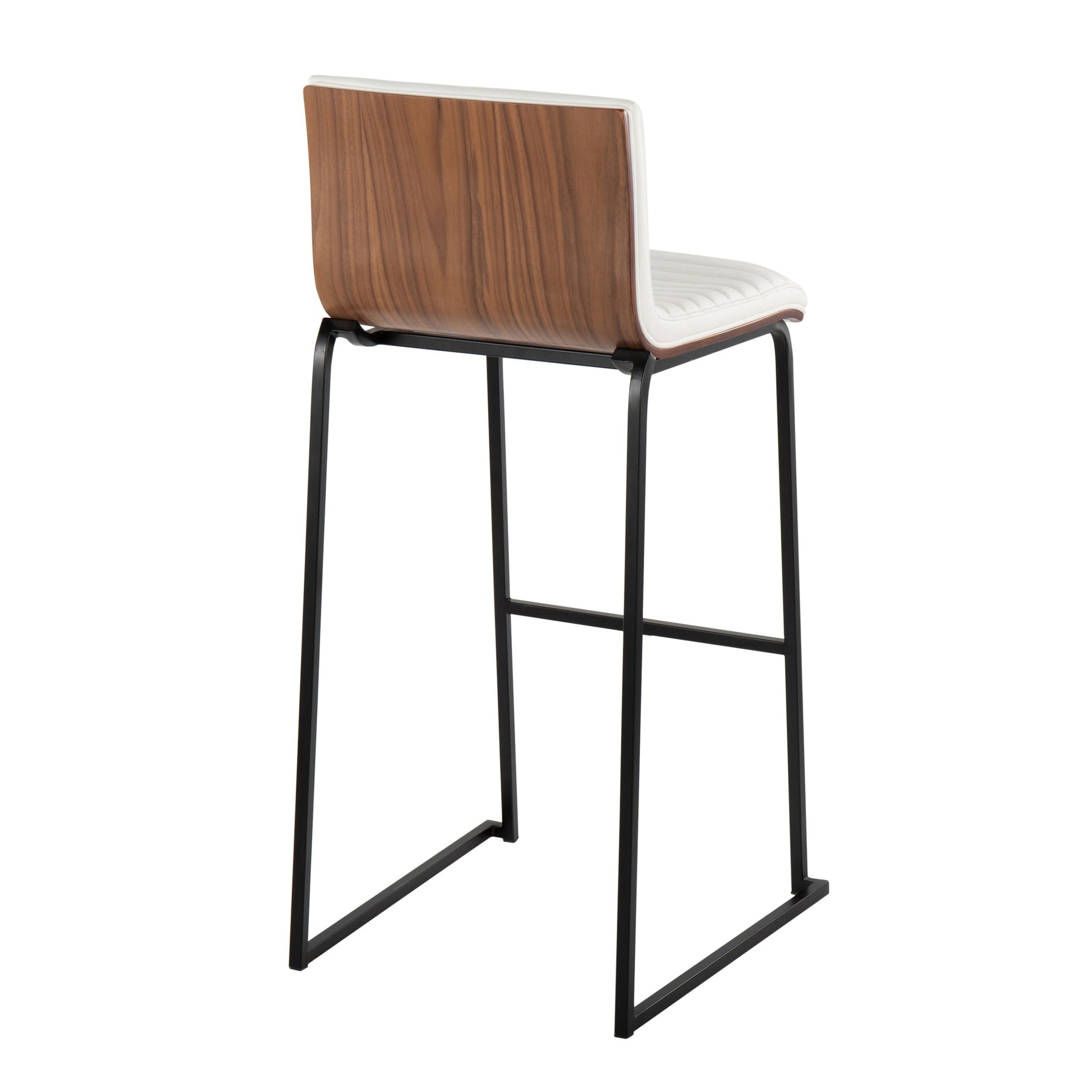 Mason Mara - Contemporary, Fixed Height Barstool (Set of 2) Lumi Source