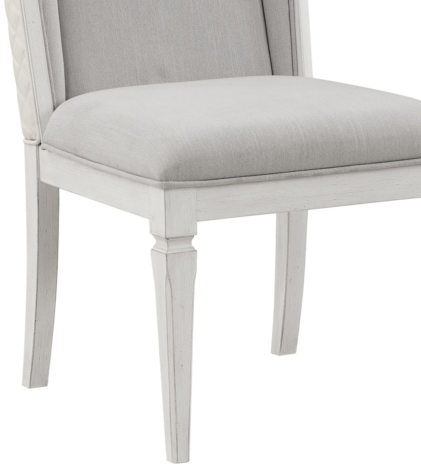 Katia - Side Chair (Set of 2) - Gray / White Acme