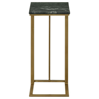 Vicente - Marble Top C-Shaped Sofa Side Table CoasterEssence