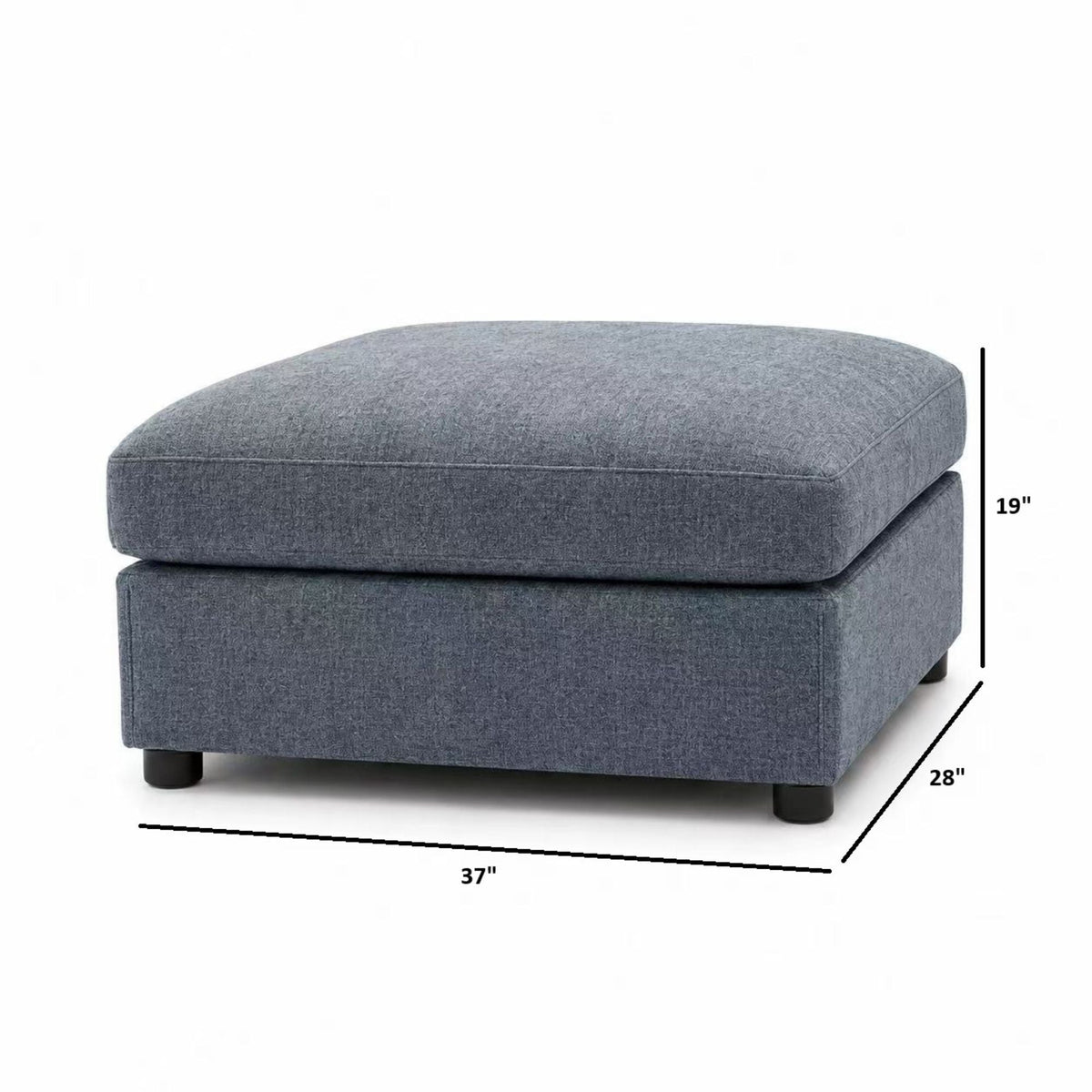 Ottoman With Durable Upholstery For Versatile Use Home Essentials