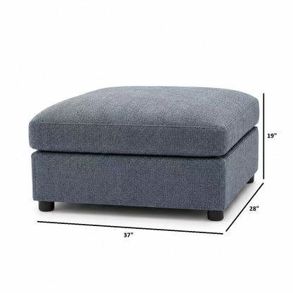 Ottoman With Durable Upholstery For Versatile Use Home Essentials