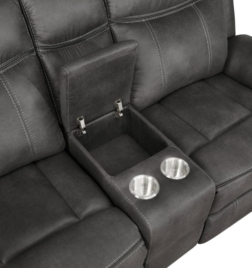 Lawrence - Upholstered Reclining Sofa Set CoasterEveryday
