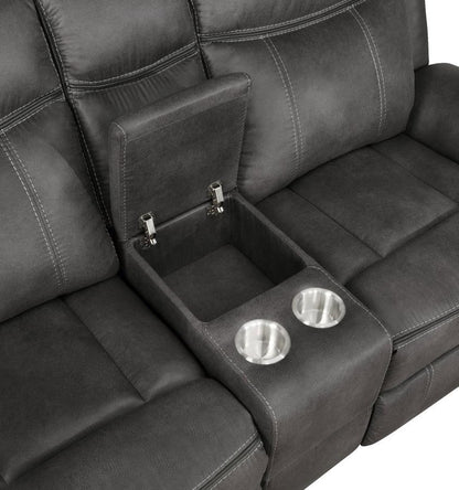Lawrence - Upholstered Reclining Sofa Set CoasterEveryday