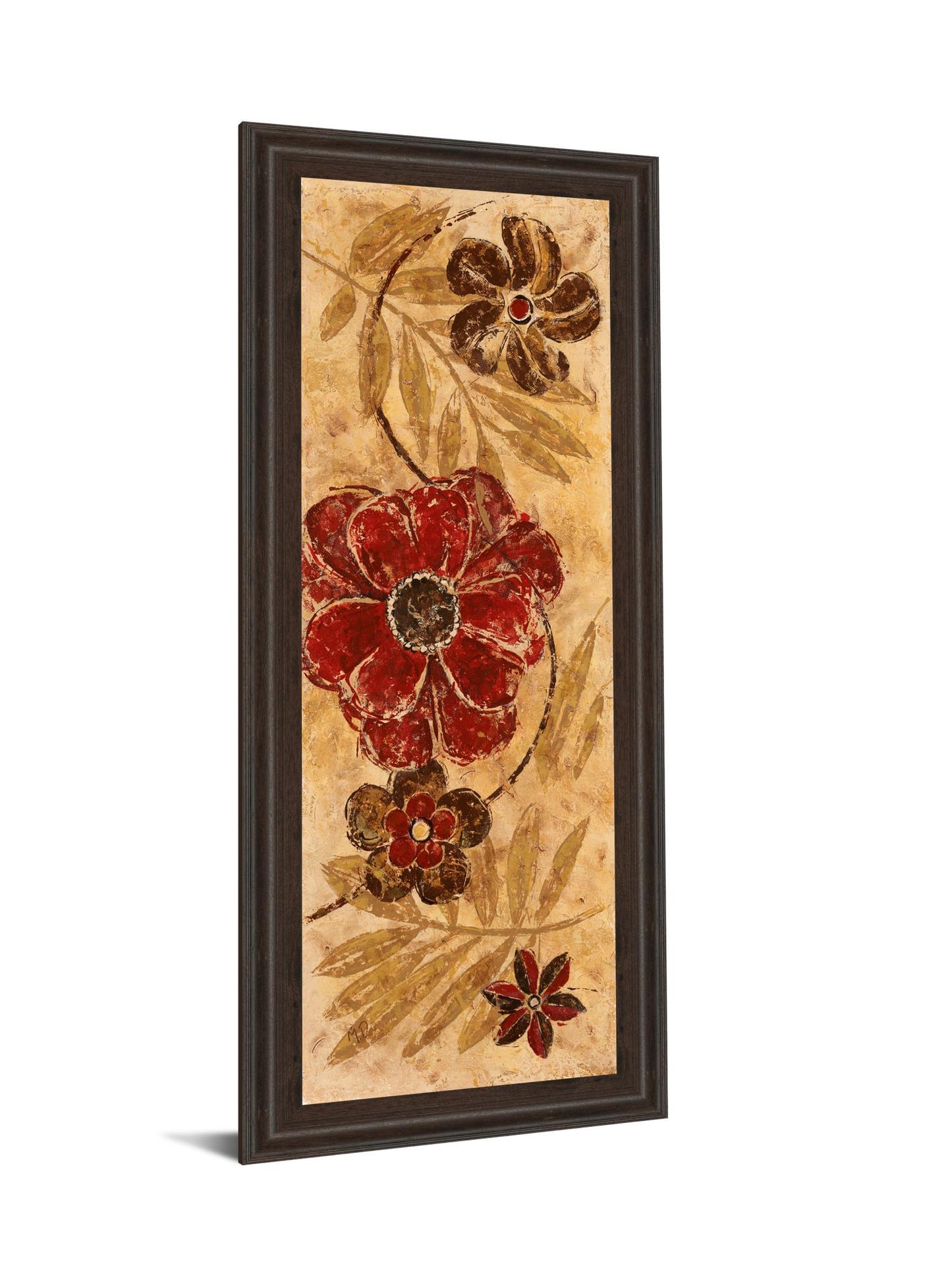 Touch Of Honey Il By Maria Donovan - Framed Print Wall Art - Red