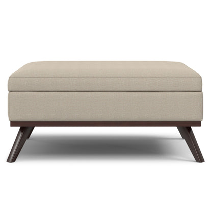 Owen - Multifunctional Square Coffee Table Storage Ottoman Simpli-Home