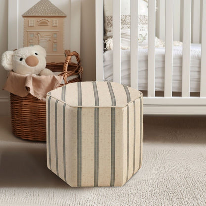 Accent Ottoman Printed Stripe JLA