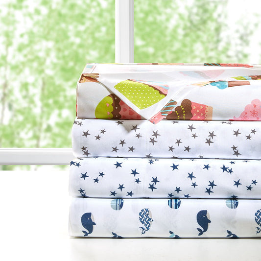 Printed Sheet Set - Blue Whales