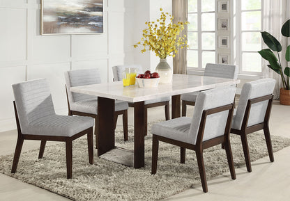Edwyn - Marble Top Dining Table - Natural Acme