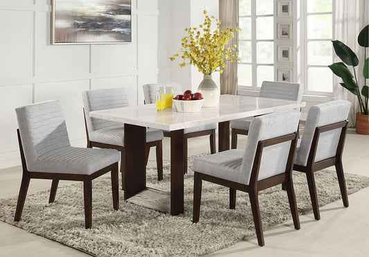 Edwyn - Marble Top Dining Table - Natural Acme
