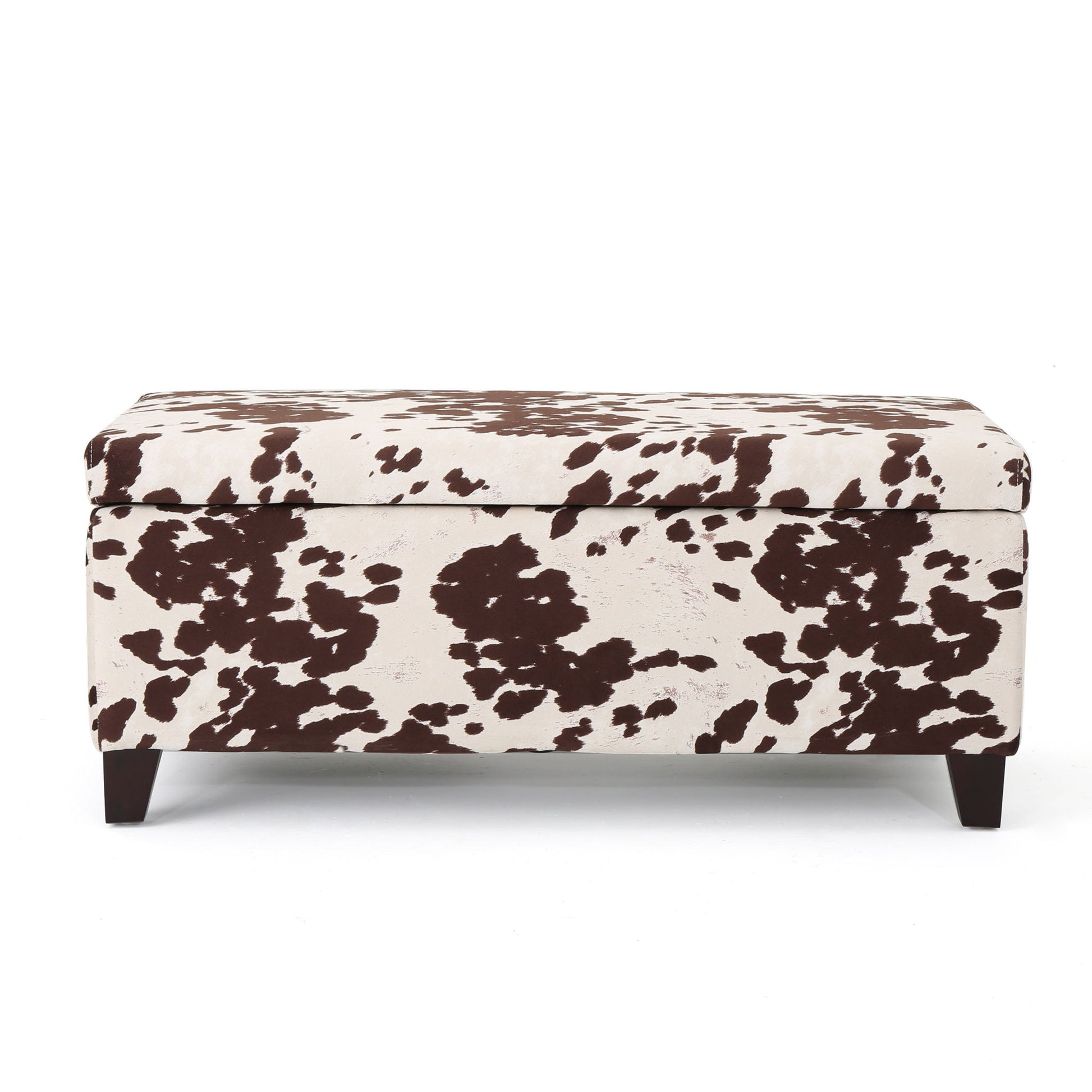 Storage Ottoman - Brown Multi Noble House