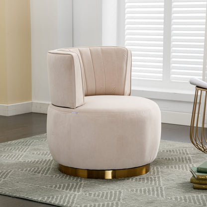 360 Degree Swivel Cuddle Barrel Accent Sofa Chair Home Essentials